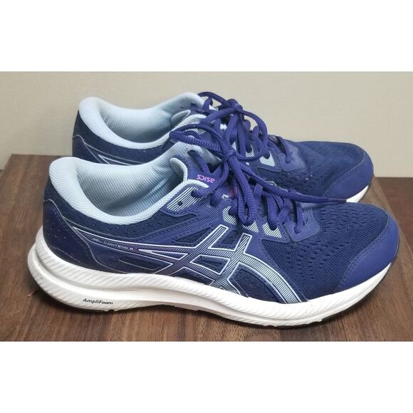 ASICS Gel Contend 8 Running Shoes‎ Women's 8.5 F620622 Purple/Blue Amplifoam - Picture 1 of 10